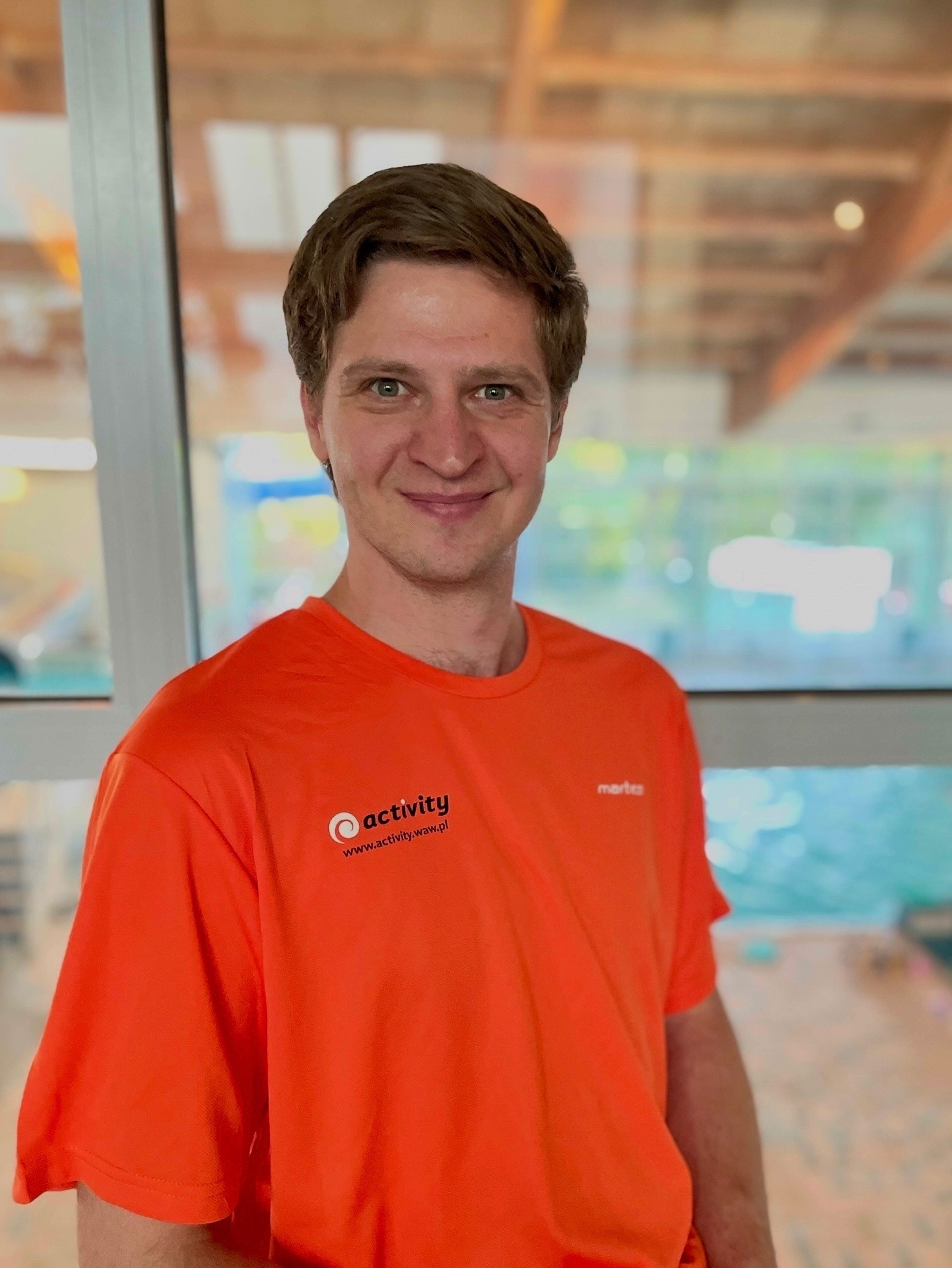 Kamil Kapluk instruktor pływania w Actvity Szkoła Pływania Katarzyny Kostańskiej